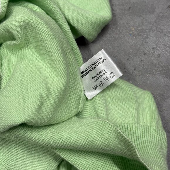 RED Valentino Garavani Knit V-Neck Sweater Made in Italy Pullover Diamond Medium - Picture 9 of 9